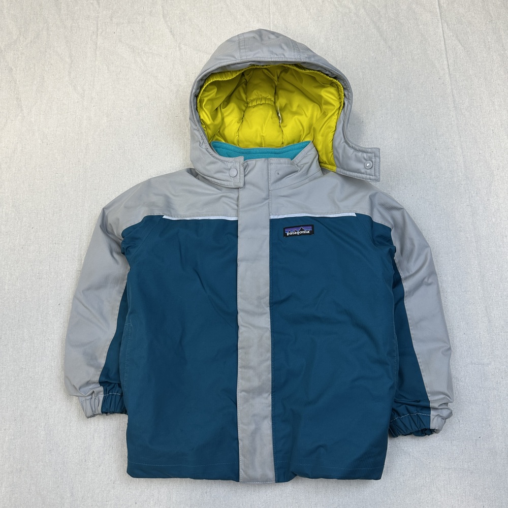 Vintage Patagonia Colorblock Hooded Winter Jacket Size 4T kids